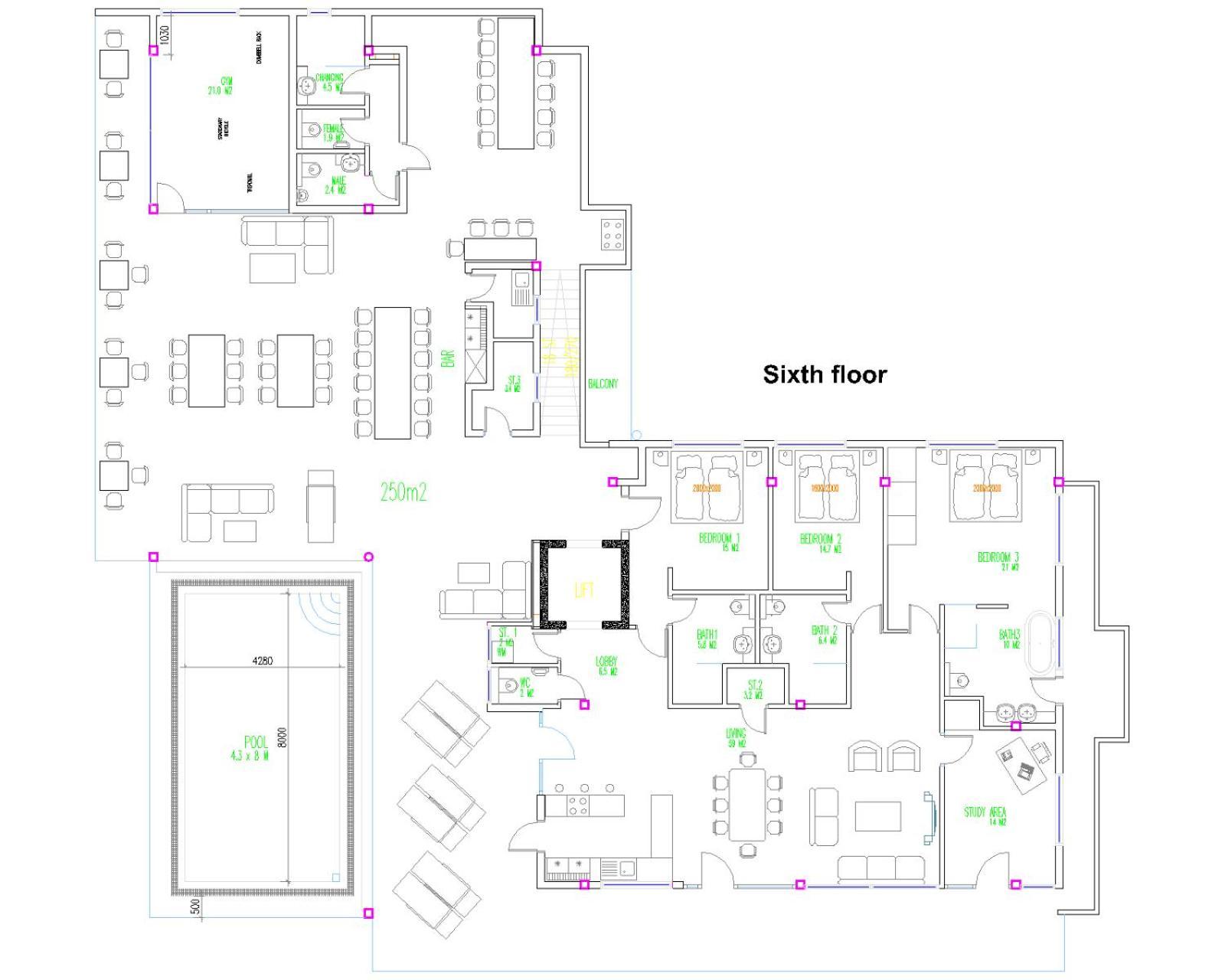 Suncity Hotel Apartment Accra Bilik gambar
